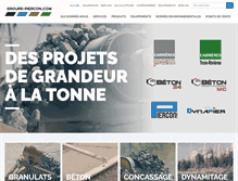 Tablet Screenshot of groupe-piercon.com